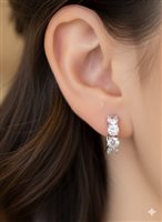 Earrings Ultima Edizione Woman Cerchi in Silver OAO6690 - OAO6690